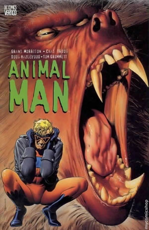Manimal (1983) Animal-man-tpb-1